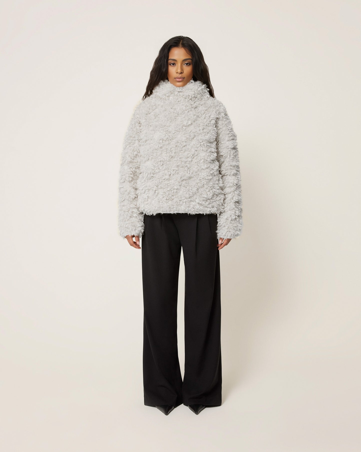 Kylie Shaggy Faux Fur Pullover(BUY 2 FREE SHIPPING)