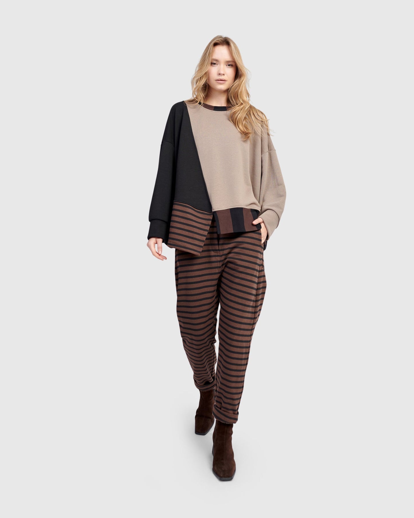 Urban Blitz Crewneck Top, Mix