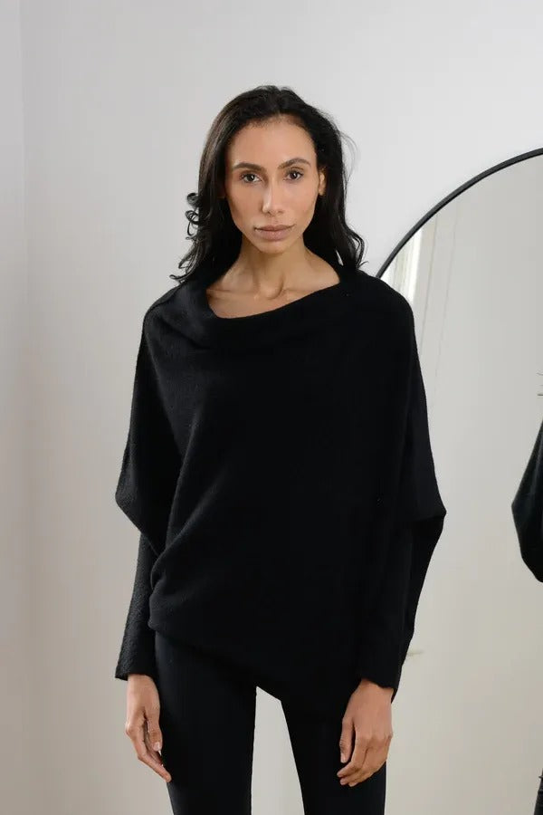 Asymmetric Draped Jumper (Buy 2 Free Shipping)