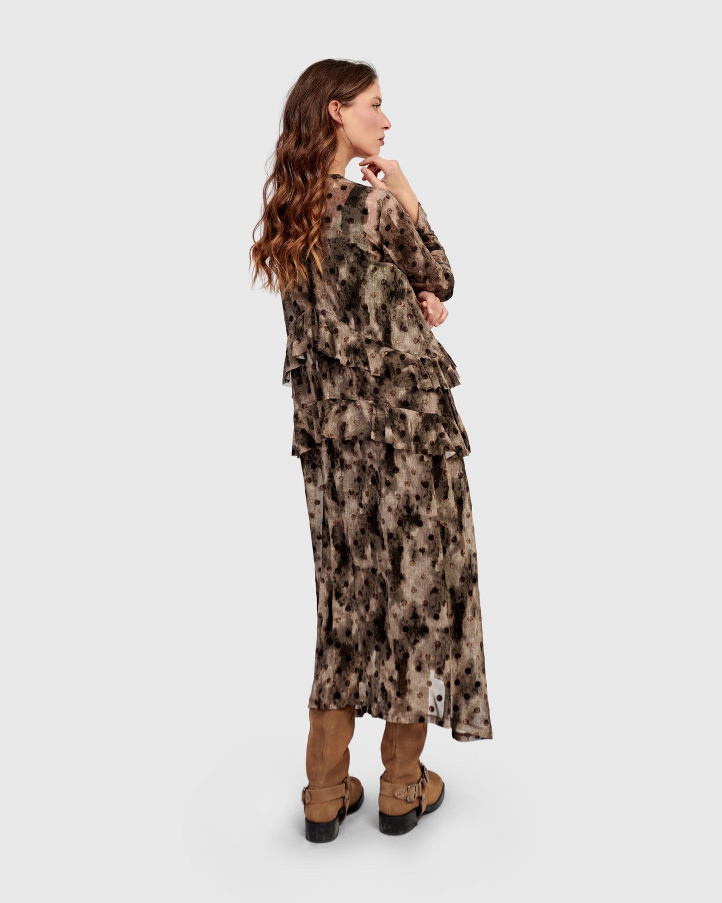 Fen Mesh Dress, Aquarelle