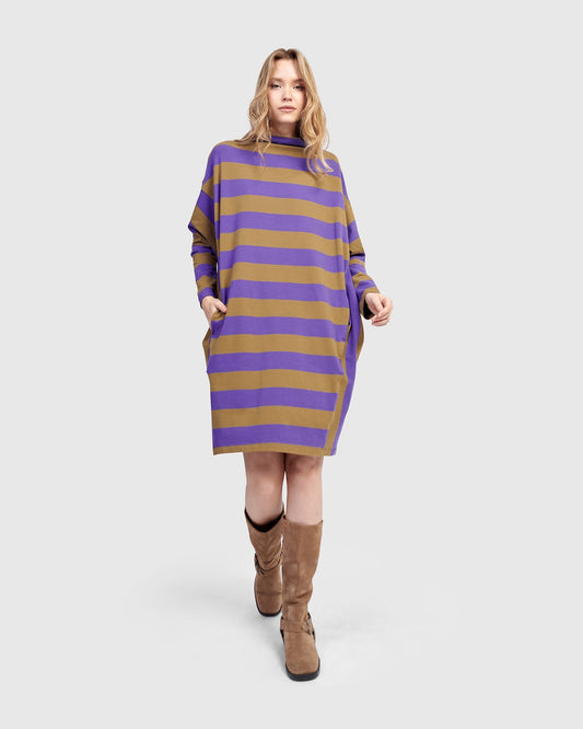 Urban Striker Tee Dress, Purple