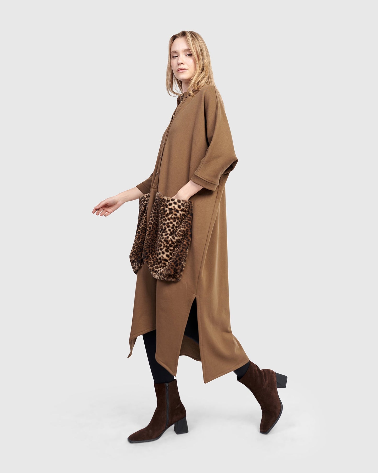 Urban Cub Lounge Dress, Camel