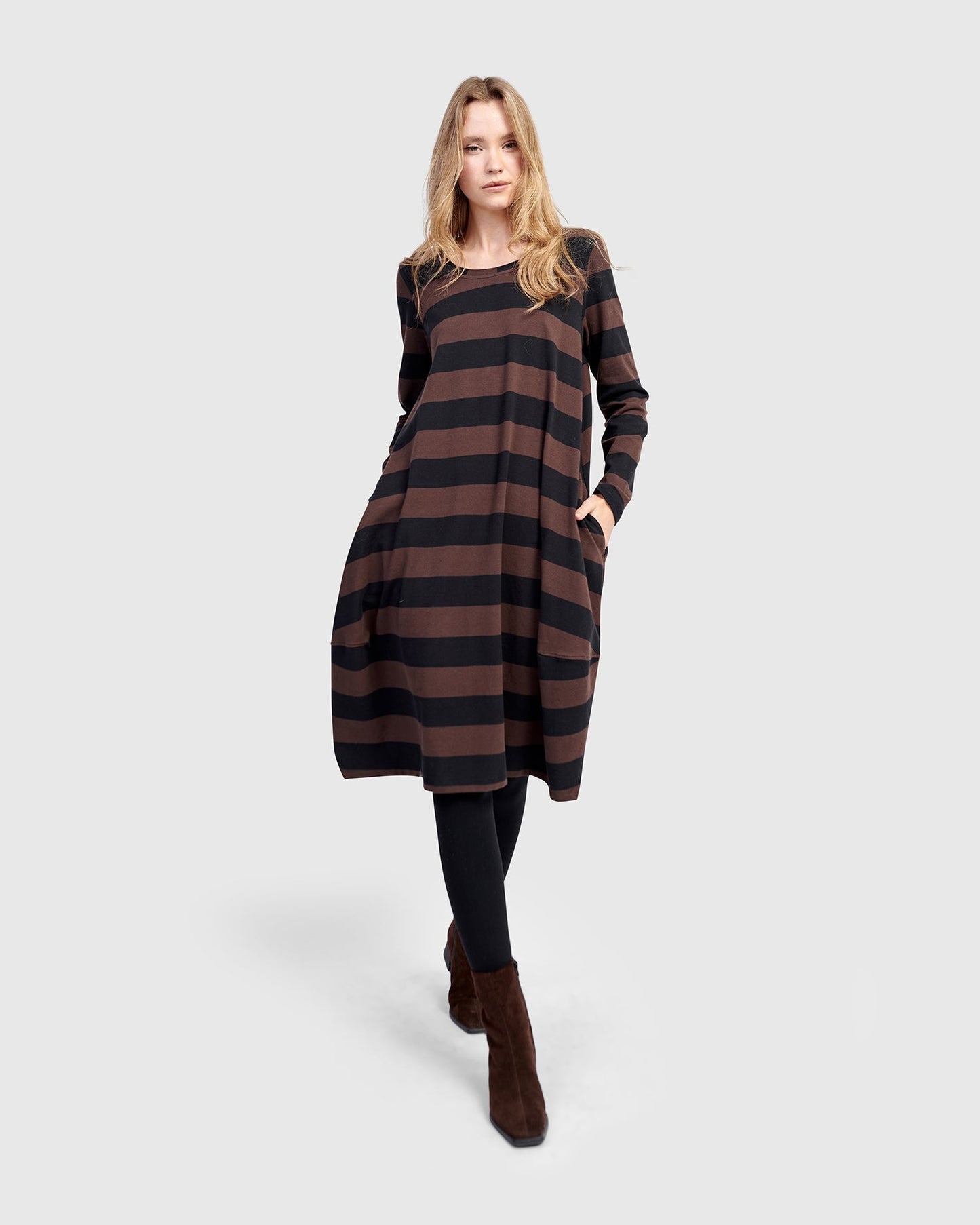 Urban Moxy Relaxed Dress, Brown