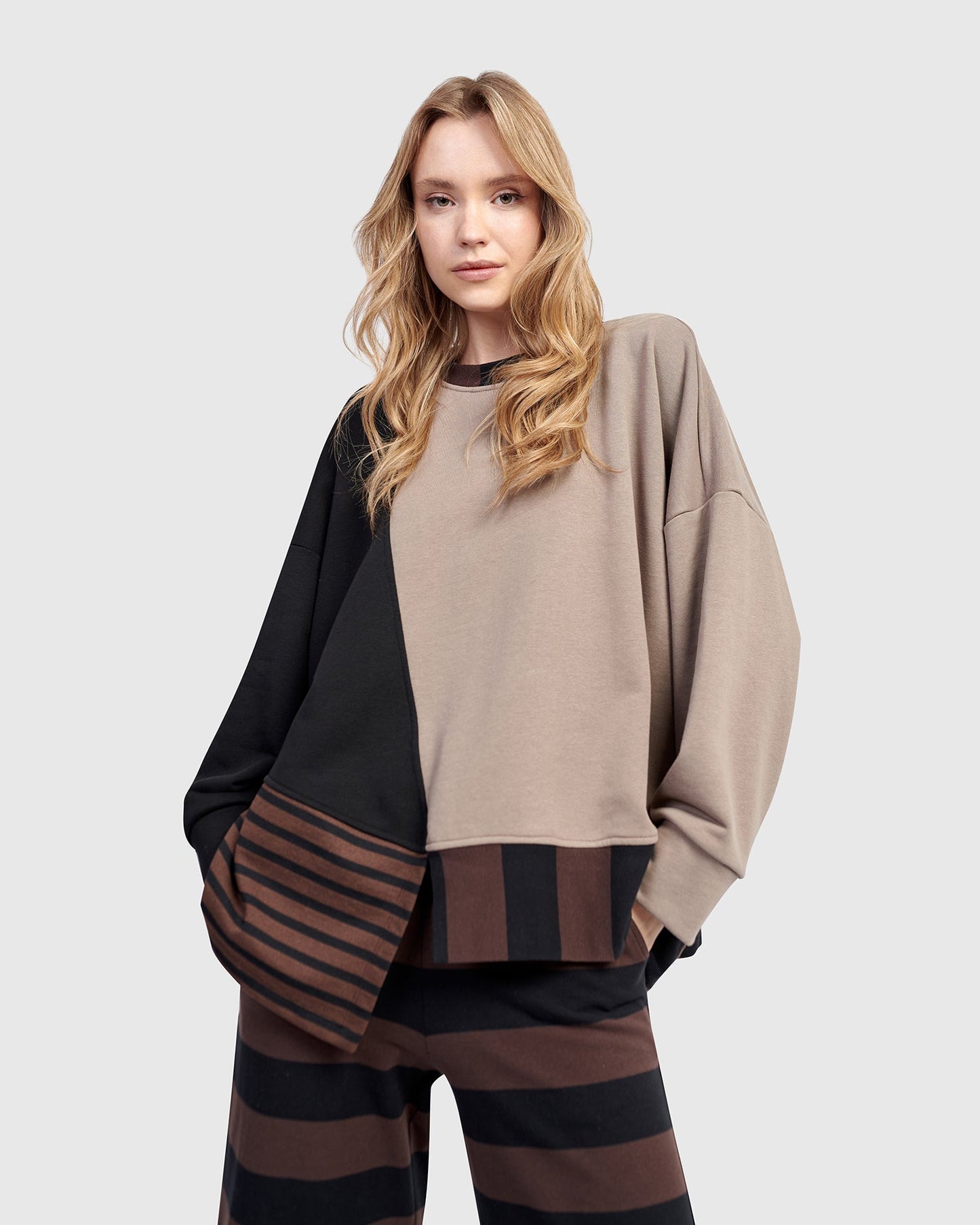 Urban Blitz Crewneck Top, Mix